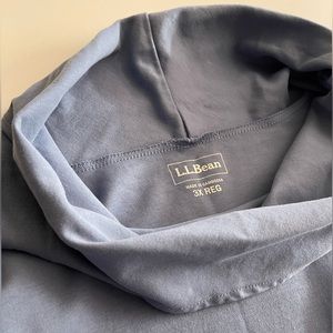 L.L.Bean Cowlneck Supima Cotton Long Sleeve - 3XL
